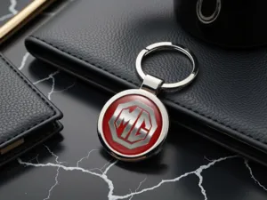 MG Custom Key Rings Logo Durable Alloy Metal
